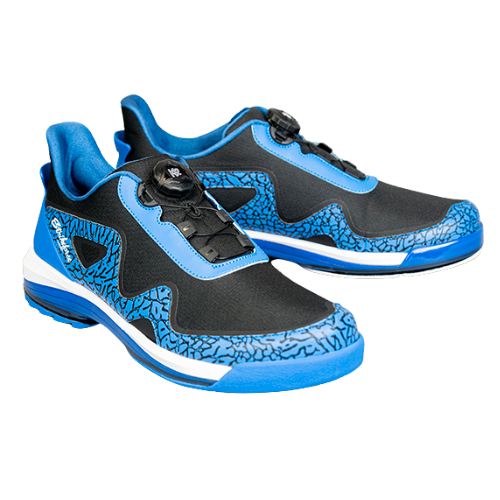 KR Strikeforce TPC Gladiator Blue/Black High Performance Mens Left Hand Bowling Shoes