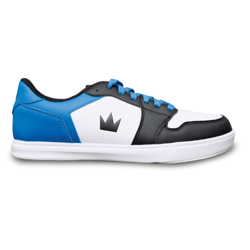 Brunswick Mens Fanatic Black/Blue Bowling Shoes