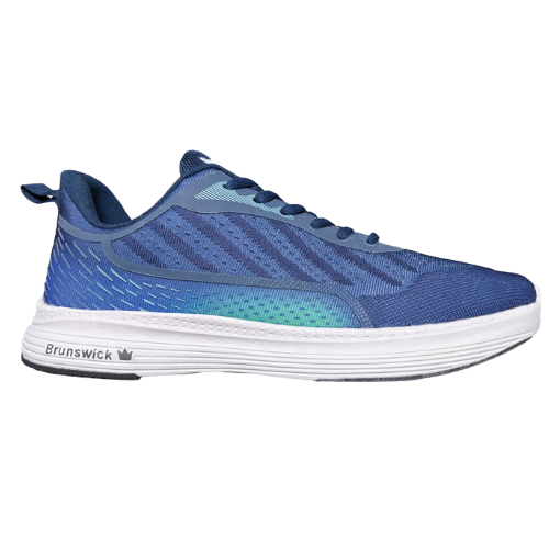 Brunswick Men's Prism Blue Bowling Shoes