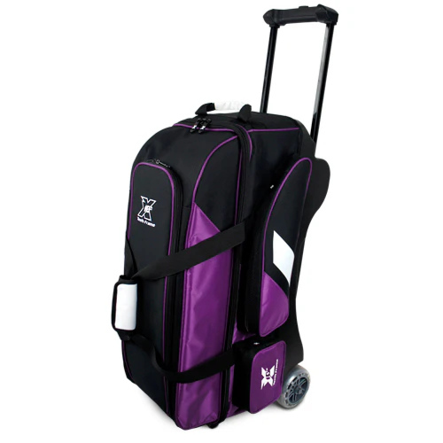 Tenth Frame Deluxe Triple Roller Purple Bowling Bags