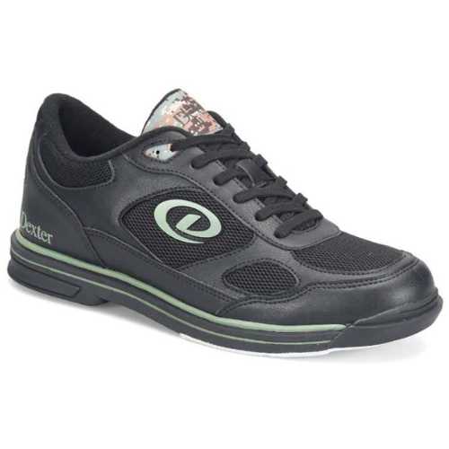 Dexter Men's Randy Black/Camo Green Bowling Shoes