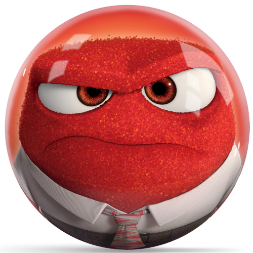 OnTheBallBowling Disney Inside Out Anger Bowling Ball