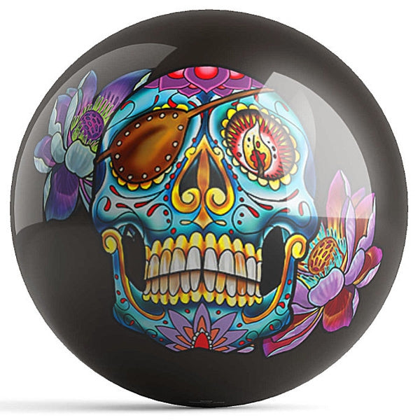 OnTheBallBowling Skully Roger Bowling Ball by J. Danger
