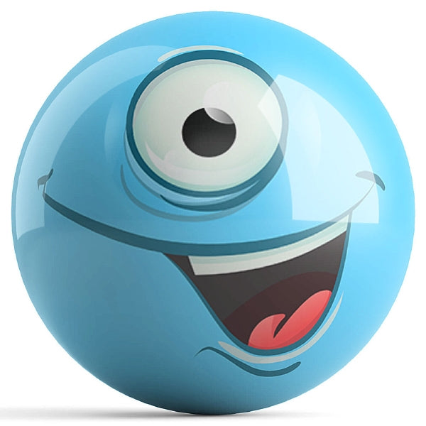 OnTheBallBowling Blue Monster Bowling Ball by Brandon Starr