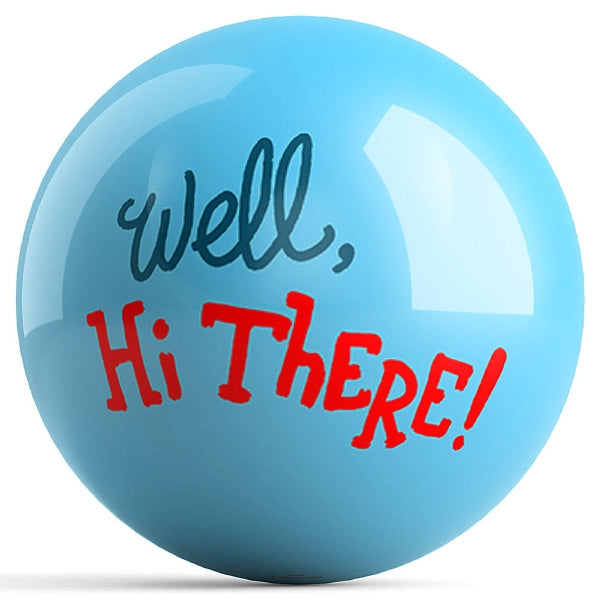 OnTheBallBowling Blue Monster Bowling Ball by Brandon Starr