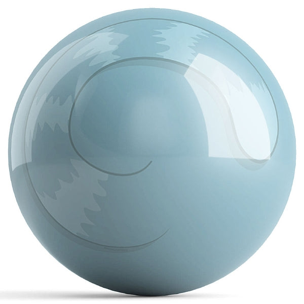 OnTheBallBowling Blue Pirate Cat Bowling Ball by Brandon Starr