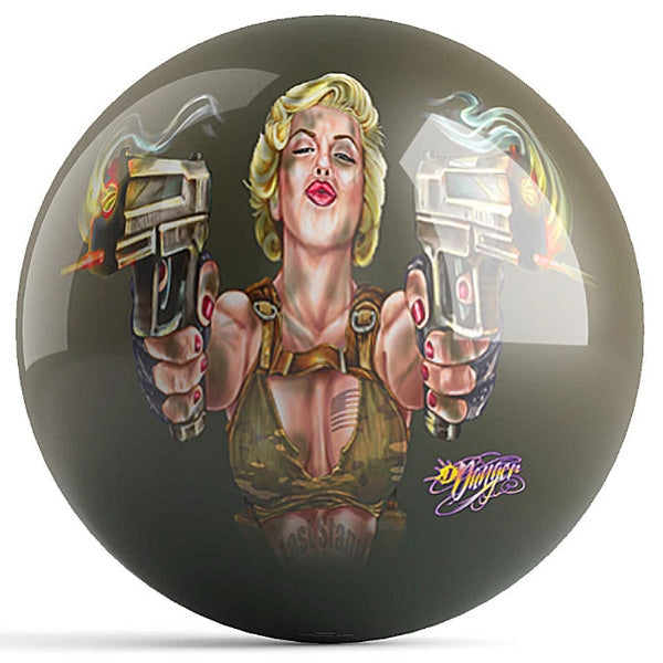 OnTheBallBowling Double Guns Bowling Ball by J. Danger