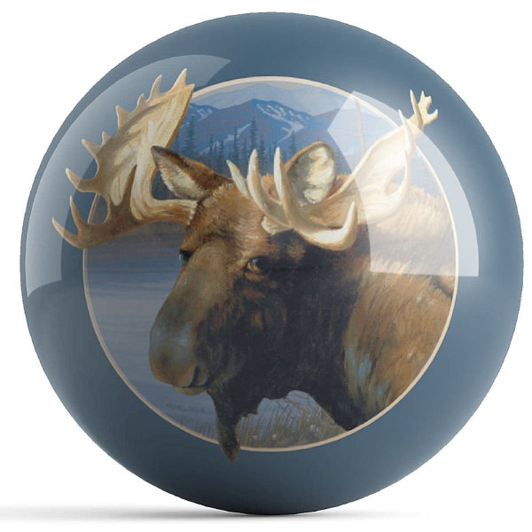 OnTheBallBowling Moose Bowling Ball by Wild Wings