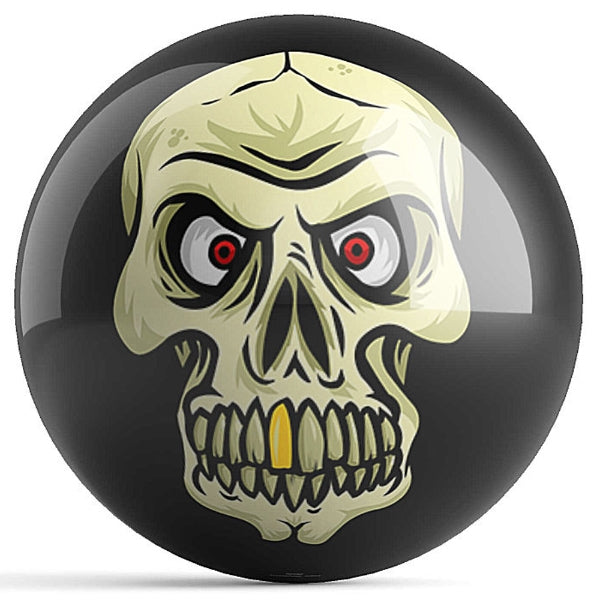 OnTheBallBowling Skull Bowling Ball by Dave Savage