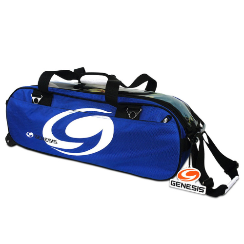 Genesis Sport 3 Ball Blue Tote Roller Bags