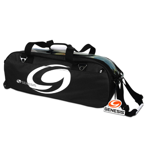 Genesis Sport 3 Ball Black Tote Roller Bags