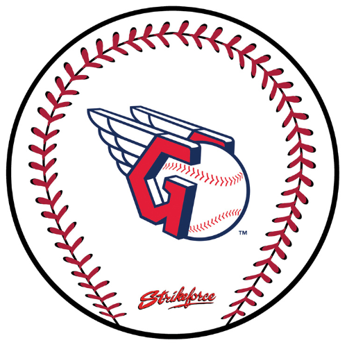 KR Strikeforce MLB Baseball Bowling Ball Cleaning Shammy Cleveland Guardians