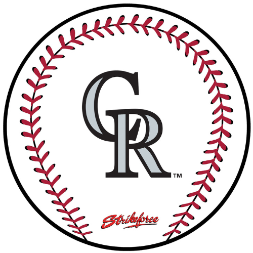 KR Strikeforce MLB Baseball Bowling Ball Cleaning Shammy Colorado Rockies