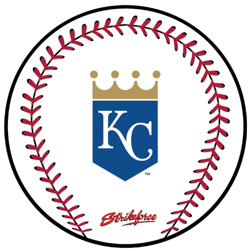 KR Strikeforce MLB Baseball Bowling Ball Cleaning Shammy Kansas City Royals