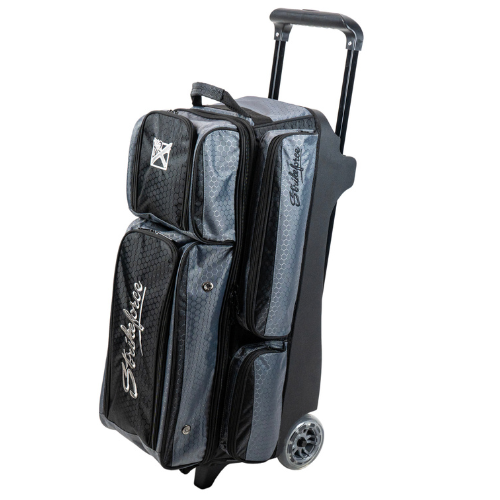 KR Strikeforce Konvoy Black/Smoke Triple Roller Bowling Bags