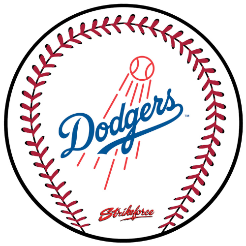 KR Strikeforce MLB Baseball Bowling Ball Cleaning Shammy Los Angeles Dodgers