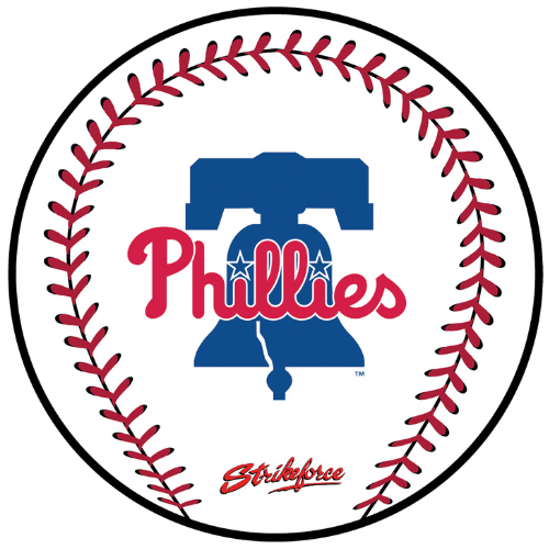 KR Strikeforce MLB Baseball Bowling Ball Cleaning Shammy Philadelphia Phillies