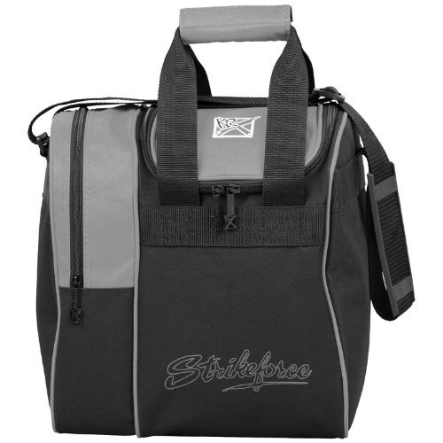 KR Strikeforce Rook Single Tote Charcoal Bowling Bags