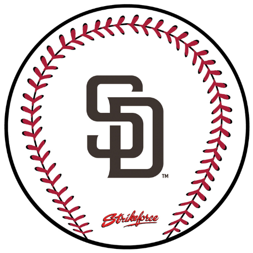 KR Strikeforce MLB Baseball Bowling Ball Cleaning Shammy San Diego Padres