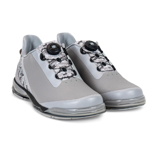KR Strikeforce TPC Hype Grey Camo Right Hand Unisex High Performance Bowling Shoe