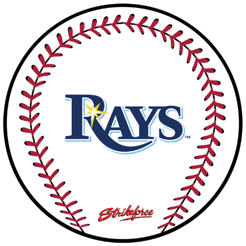 KR Strikeforce MLB Baseball Bowling Ball Cleaning Shammy Tampa Bay Rays