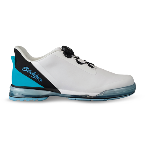 KR Strikeforce TPC Hype Unisex Right Hand Wide White/Black/Sky Bowling Shoes