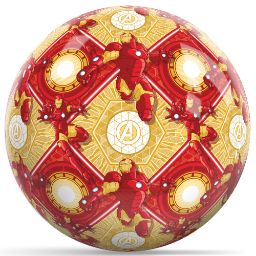 OnTheBallBowling Marvel Avengers Iron Man Pattern Bowling Ball