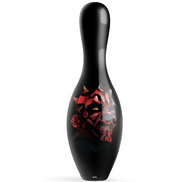 OnTheBallBowling Star Wars Darth Maul Logo Official Size and Weight Bowling Pin