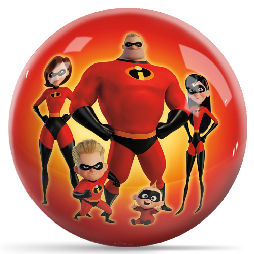 OnTheBallBowling Disney The Incredibles Characters Bowling Ball