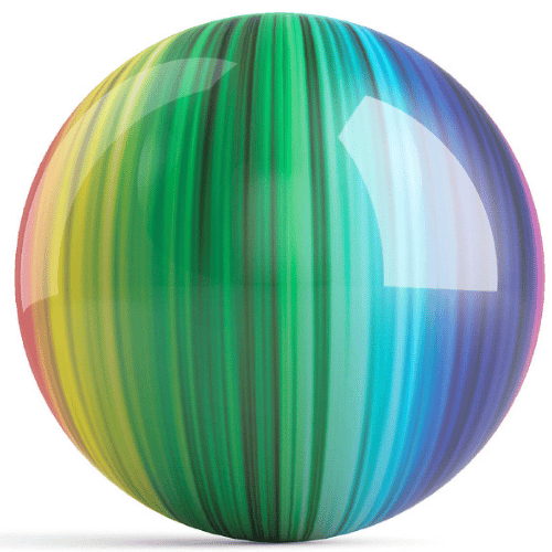 OnTheBallBowling Rainbow Bowling Ball
