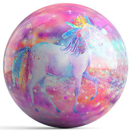 OnTheBallBowling Unicorn Bowling Ball by Kelleigh Williams