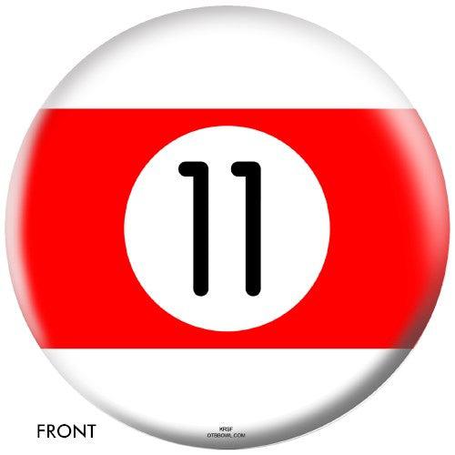 OnTheBallBowling Billiards Bowling Ball Red Stripe 11 Ball-Bowling Ball