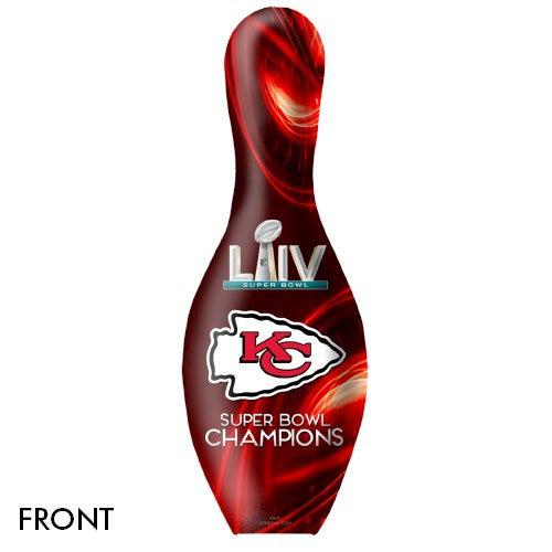 OnTheBallBowling 2020 Super Bowl 54 Champions Kansas City Chiefs Red Bowling Pin-Bowling Pin-DiscountBowlingSupply.com