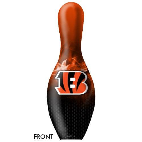 KR Strikeforce NFL on Fire Pin Cincinnati Bengals Bowling Pin-Bowling Pin-DiscountBowlingSupply.com