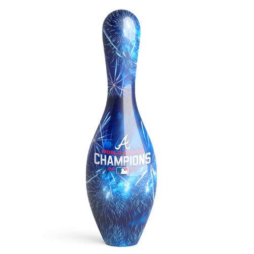 OnTheBallBowling MLB Atlanta Braves World Series Champ 2021 Bowling Pin-Bowling Pin-DiscountBowlingSupply.com