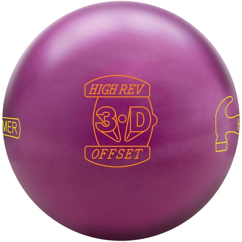 Hammer High Rev 3-D Offset Blazing Violet Bowling Ball-Bowling Ball-DiscountBowlingSupply.com