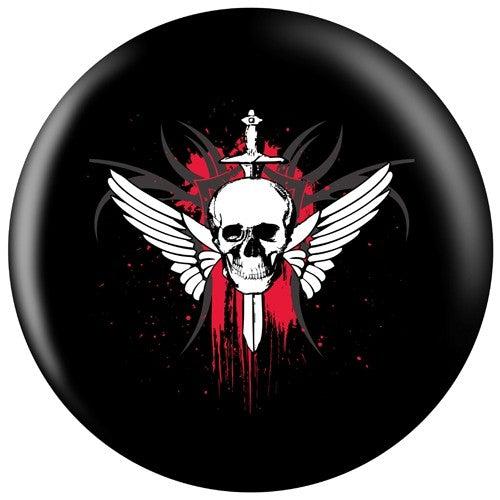 OnTheBallBowling Winged Skull Bowling Ball-Bowling Ball