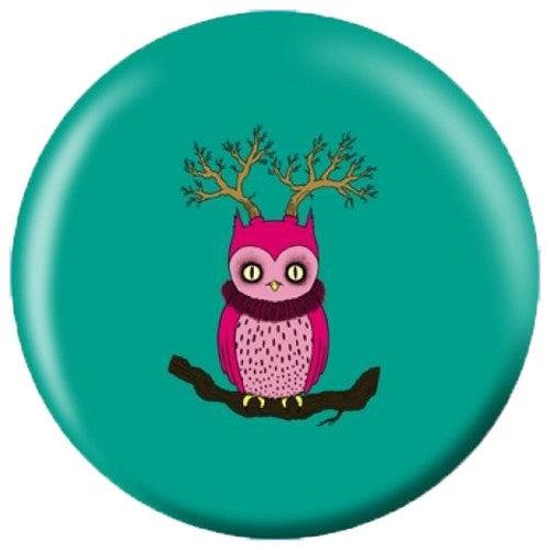 OnTheBallBowling Angel Szafranko Design Weird Owl Bowling Ball-Bowling Ball