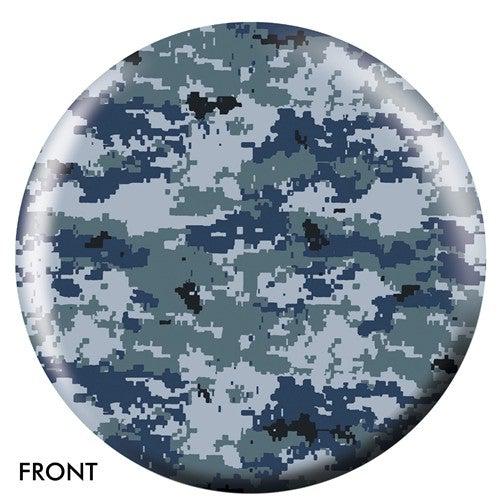 OnTheBallBowling Blue/Grey Camouflage Bowling Ball-Bowling Ball