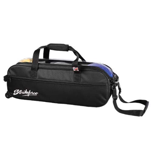 KR Strikeforce Eliminator Black Slim Triple Tote Bowling Bag