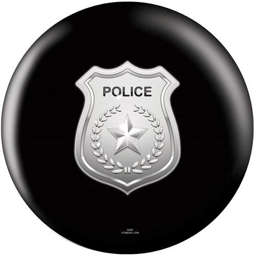 OnTheBallBowling Police Dept Shield Black Bowling Ball-Bowling Ball