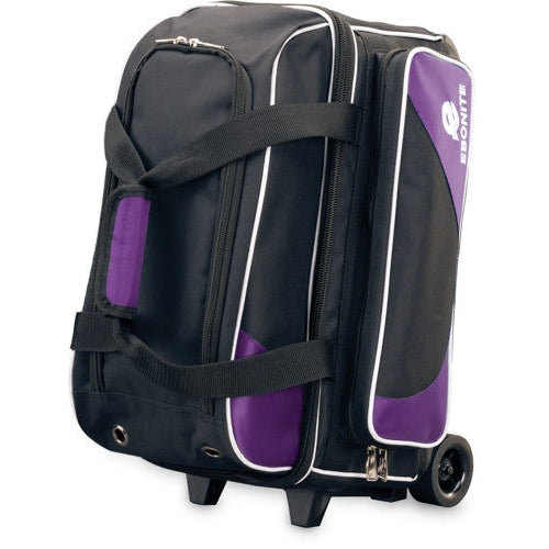 Ebonite Transport Double Roller Purple Bowling Bag