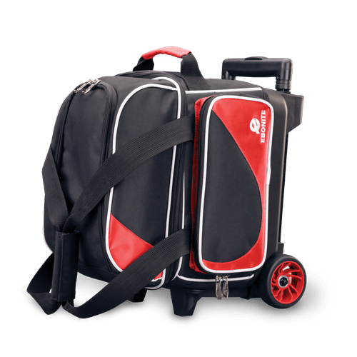 Ebonite Transport Single Roller Bowling Bag Red