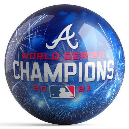 KR Strikeforce MLB Atlanta Braves Champ Fireworks 2021 Bowling Ball-Bowling Ball-DiscountBowlingSupply.com