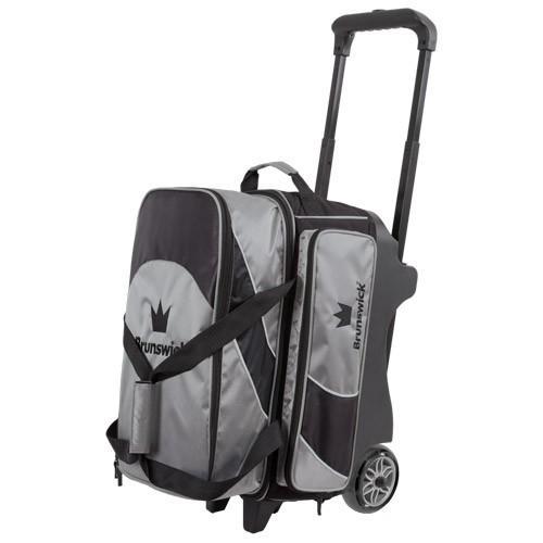 Brunswick Edge Double Roller Silver Bowling Bag