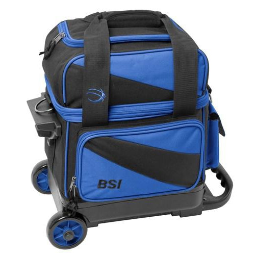 BSI Prestige 1 Ball Roller Bowling Bag Blue Black