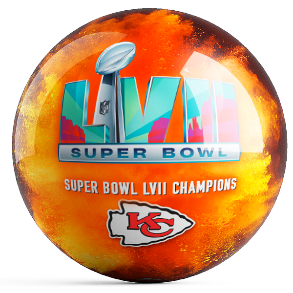 KC Chiefs SB LVII Championship Bowling Ball