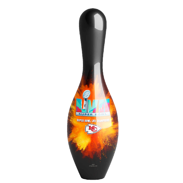 NFL KC Chiefs SB LVII Championship Bowling Pin