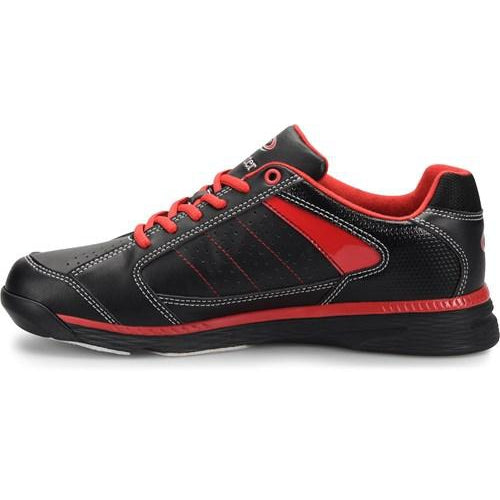 Dexter Mens Ricky IV Black Red Bowling Shoes