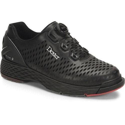 Dexter Mens THE C9 Lazer Black Wide Bowling Shoes-BowlersParadise.com